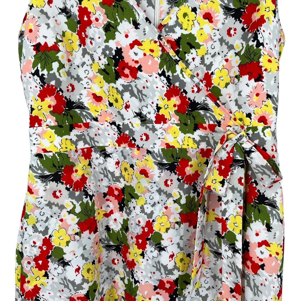Likely Dress Vera floral faux wrap sleeveless size 6 - Picture 4 of 11